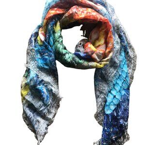 Franco Ferrari Beads For Days Multi-Color Scarf